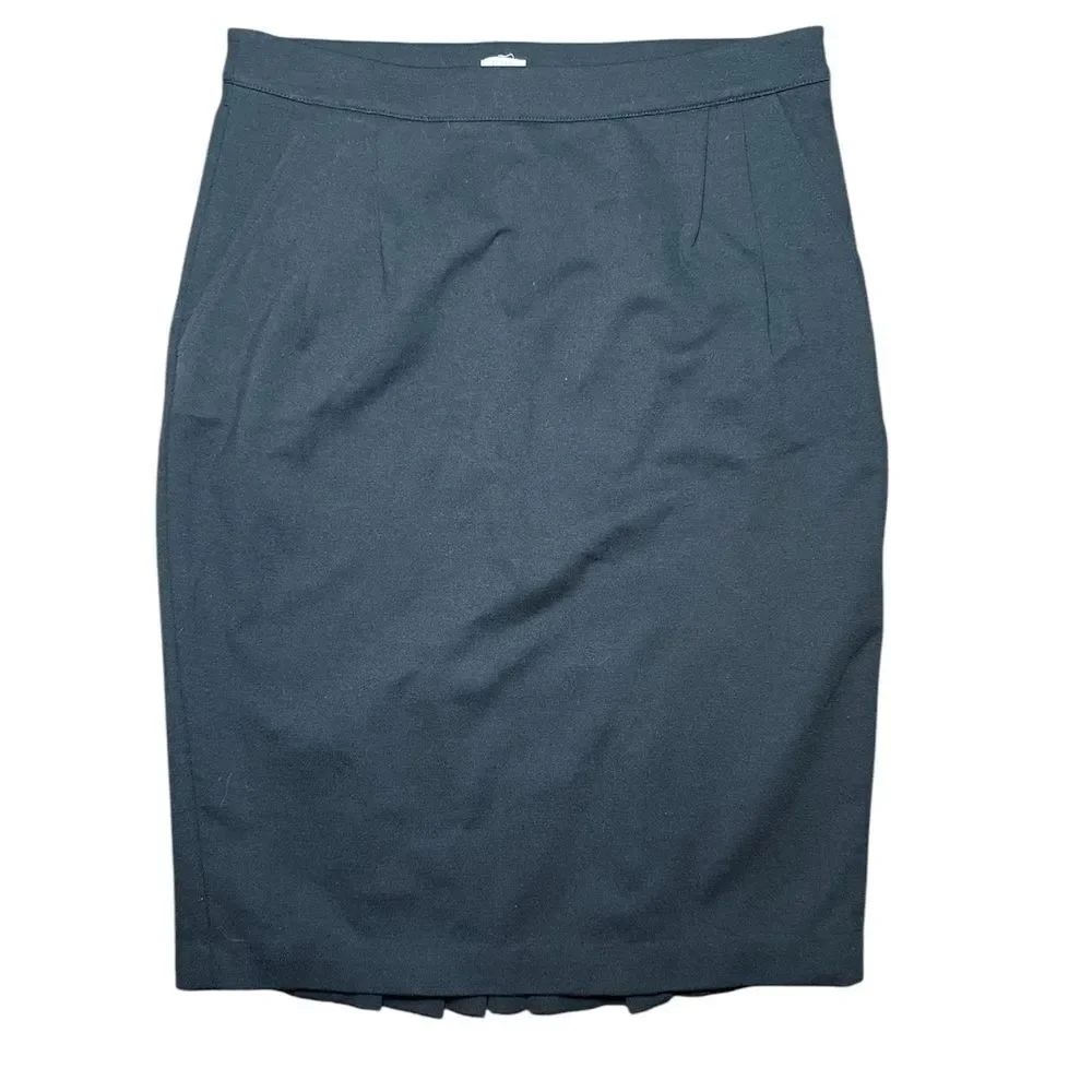 J.Crew Business, Office, Black Pencil Skirt Sz: 4